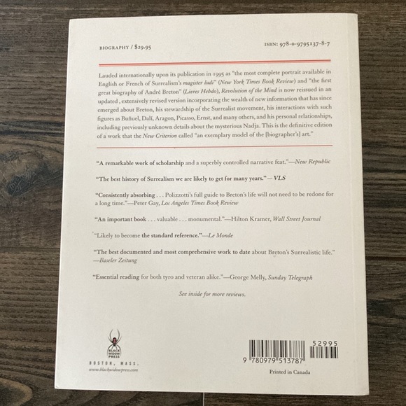 Revolution of the Mind: The Life of André Breton a biography by Mark Polizzotti - Picture 2 of 3